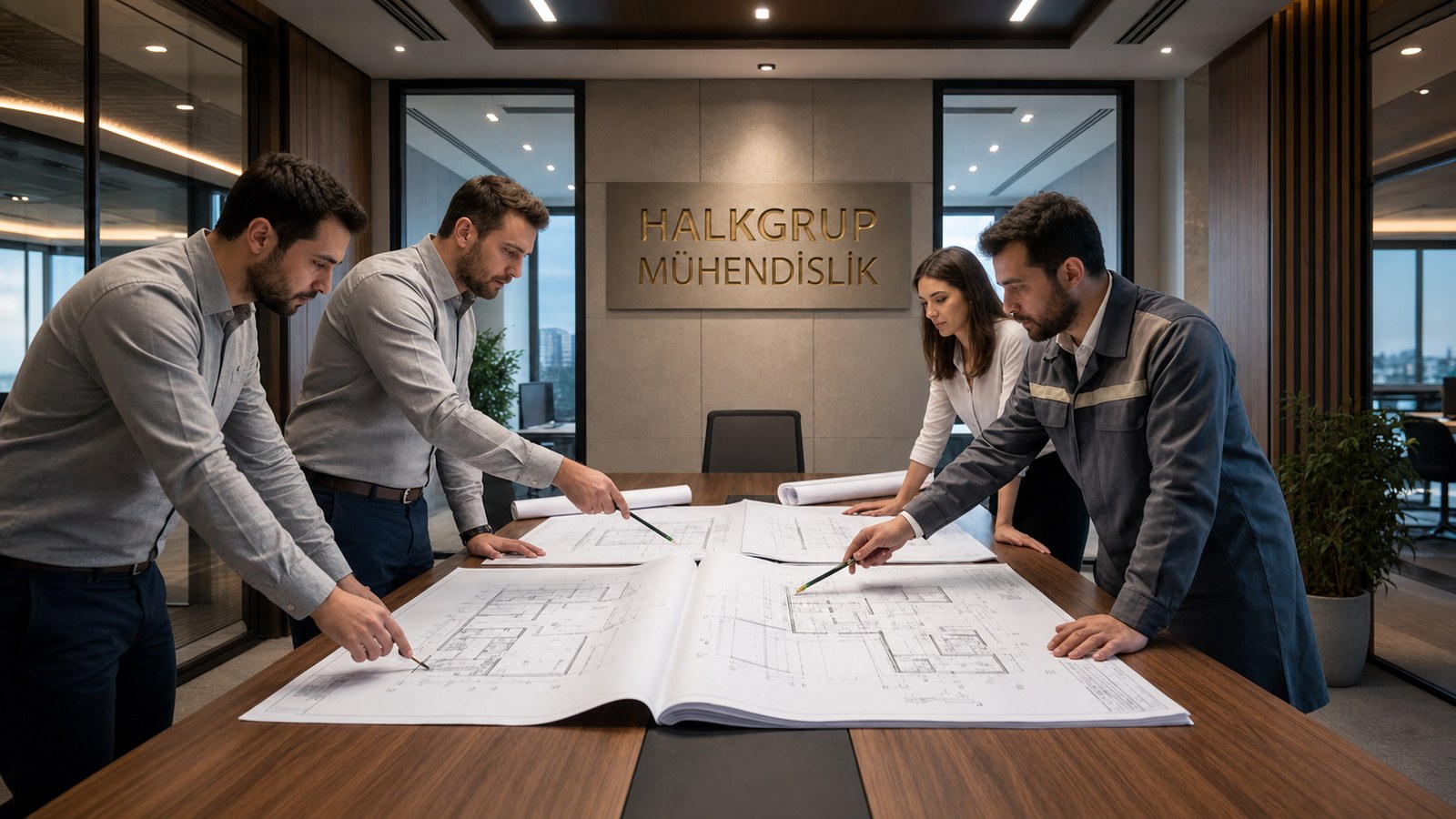 Halkgrup mühendislik ekibi proje planlaması